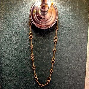 kate spade Gold Chain Necklace with Black Accents